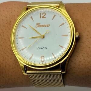 Gold Geneva Men’s Watch